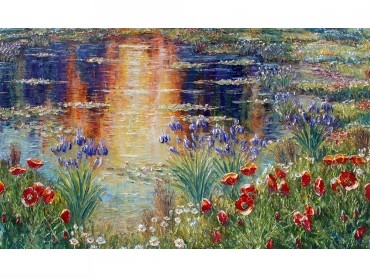 A Pond in Spring - Giclee print