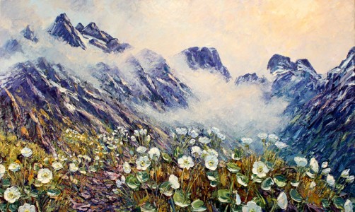 Spring in the Mountains - Giclee Print