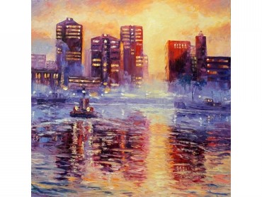 Dusk, Wellington Harbour